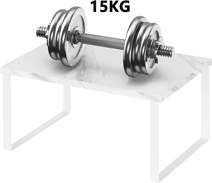 NEX Kitchen Counter Shelf, Stackable Cabinet Shelf Organizers Expandable - Image 7