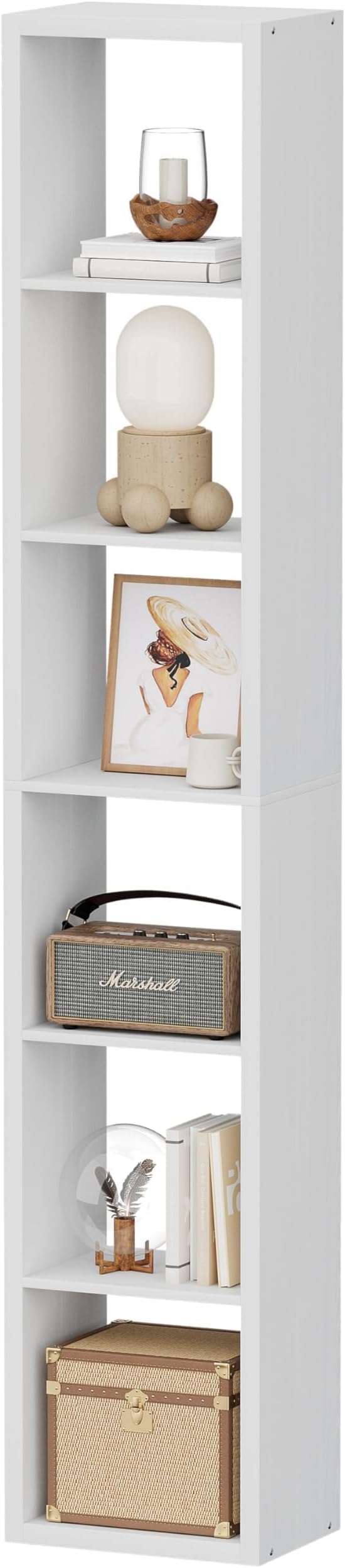 6 Cube Storage Organizer Single Row, Cube Shelf - Image 9