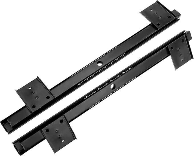 KUMGROT Black Keyboard Slide 14 Inches Keyboard Tray Under Desk Slide Keyboard - Image 9