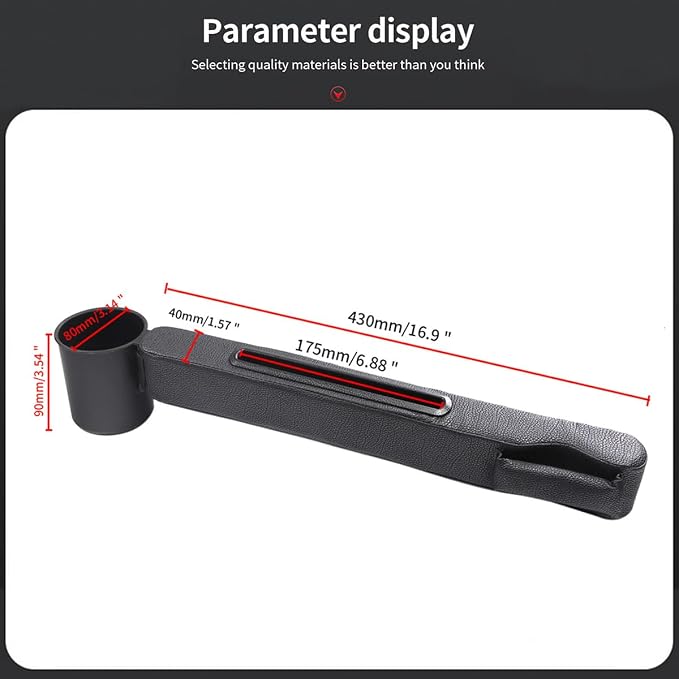 2 Pack Car Seat Gap Filler - Image 7