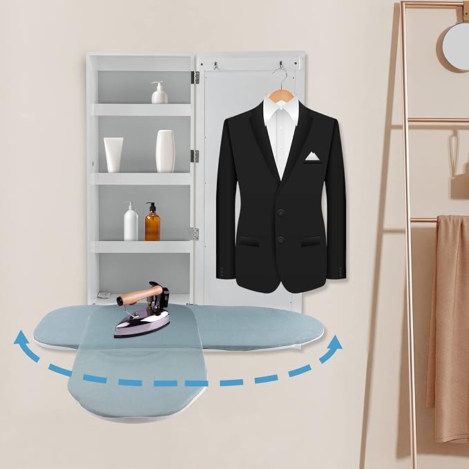 Space-Saving Wall Mounted Ironing Cabinet - Image 7