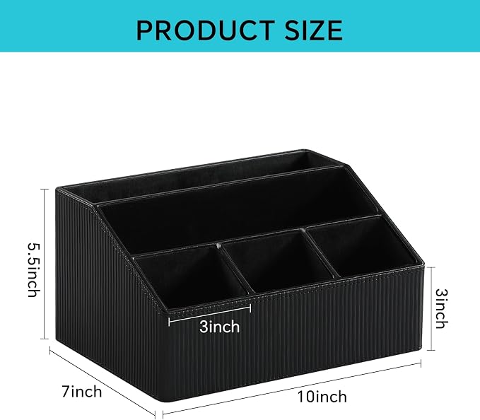 Remote Control Holder with 5 Compartments - Image 7