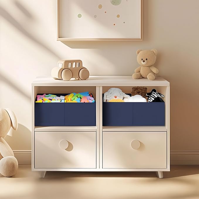 DIMJ Large Closet Shelf Organizer Bins 4 Packs - Image 6