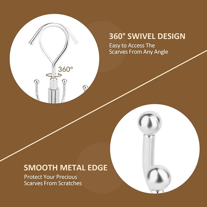 ZEDODIER Scarf Organizer Scarf Hanger - Image 6