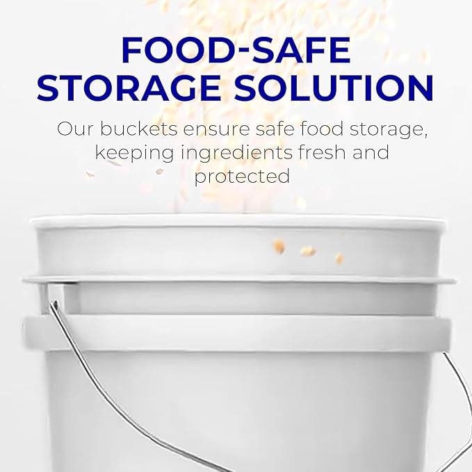 6.5-Gallon White Bucket Pail Container - Image 6