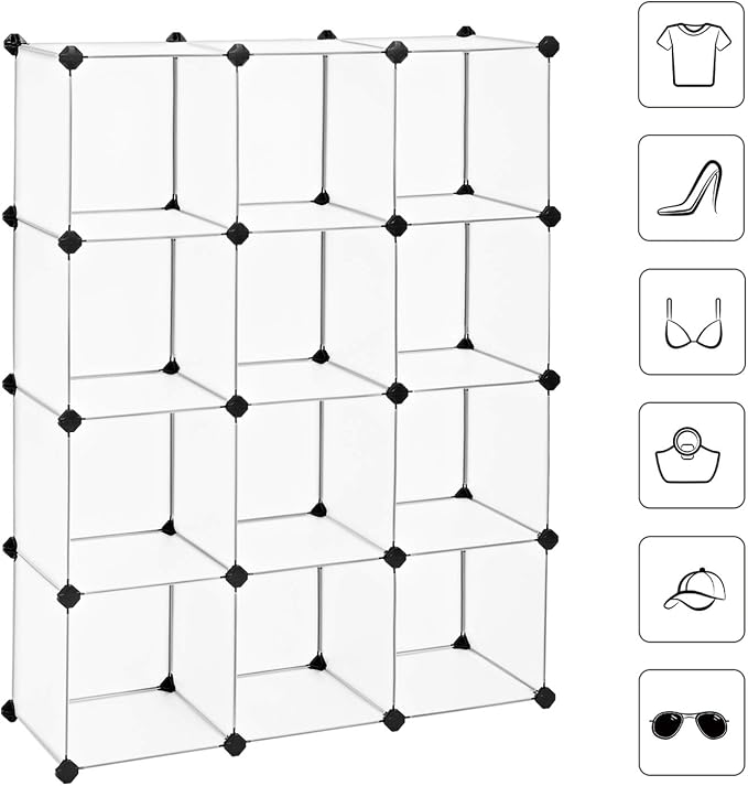SONGMICS Cube Storage Organizer, Book Shelf, Closet Organizers and Storage - Image 6