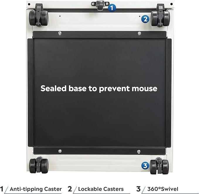 DEVAISE 2 Drawer Mobile File Cabinet - Image 7