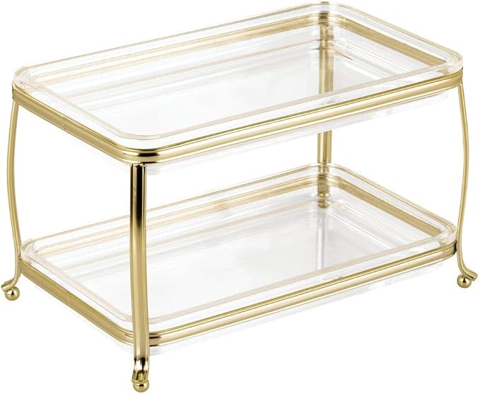 mDesign Decorative Makeup Storage Organizer Vanity Tray - Image 5