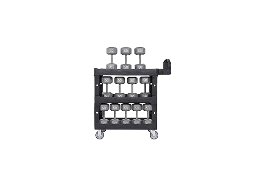 Rubbermaid Commercial Brute 3-Shelf Heavy-Duty Utility/Service Cart, High - Image 7