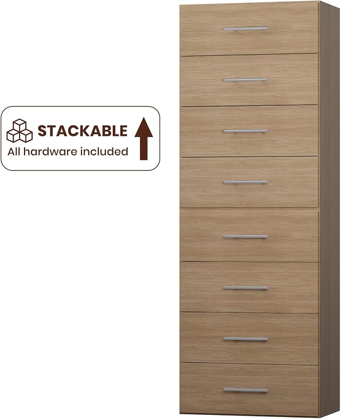 ROOMTEC 31.5" 4 Drawer Short Tower Closet Unit, Modular Closet System - Image 9