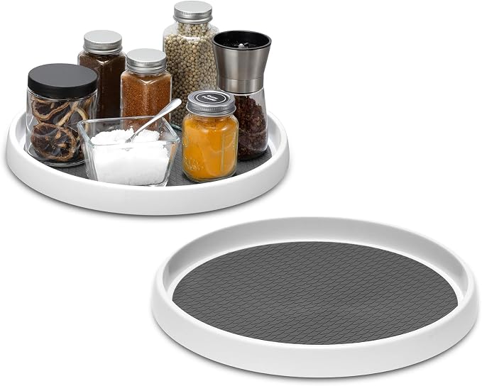 2 Pack, 12-Inch Non-Skid Lazy Susan Organizers - Image 9