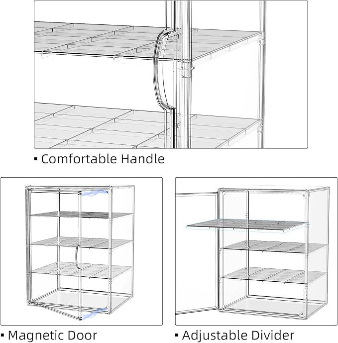 JOYZAN Clear Baby Bottle Organizer - Image 6