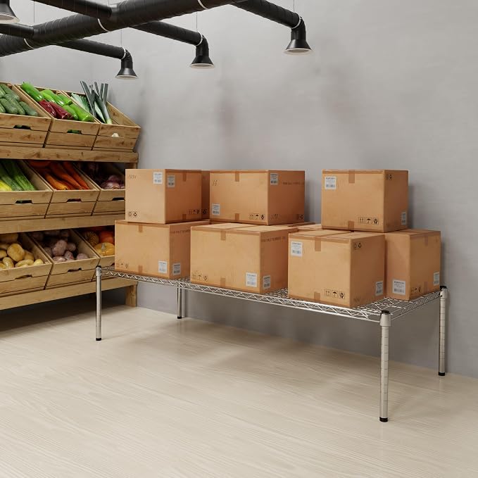 24" Deep x 60" Wide x 14" Height Wire Shelving Kit | 1-Tier | NSF Commercial - Image 8