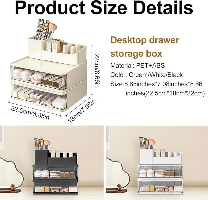 DASITON Makeup Organizer for Vanity - Image 6