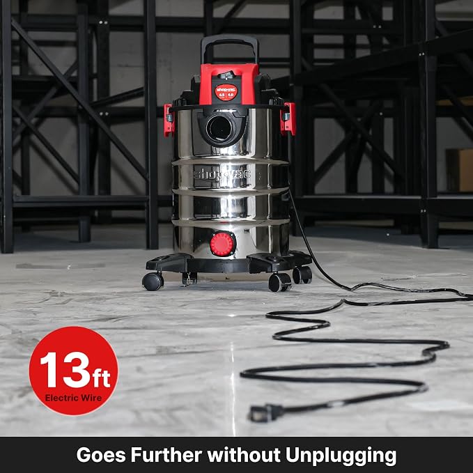 Shop-Vac 6.5 Gallon 4.0 HP Wet/Dry Vacuum - Image 9