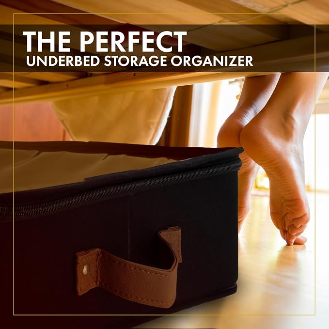 HOMELUX THEORY 2pc Under Bed Storage Containers, Bedroom Under the Bed Drawer - Image 9