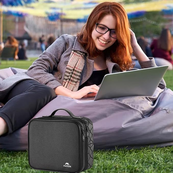MATEIN Cable Organizer Bag, Travel Electronic Storage Cord Organizer Box | Tech - Image 9