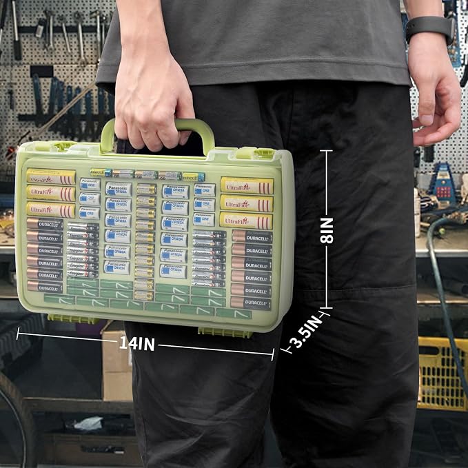 Battery Organizer Storage Holder Box Case - Image 9