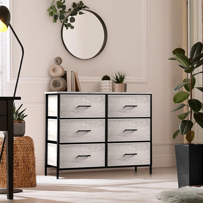Sorbus Dresser with 6 Faux Wood Drawers - Image 7