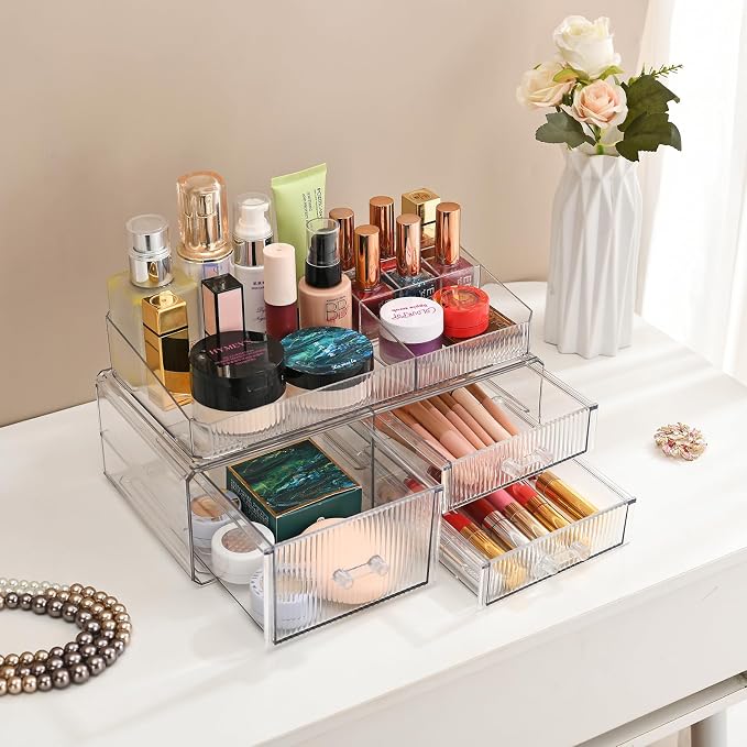 ZHIAI stackable storage drawer, cosmetics storage box, cosmetics and beauty - Image 7