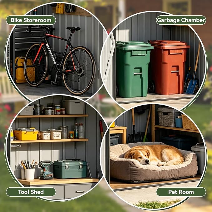 COMHOMA Outdoor Storage Shed - Image 8