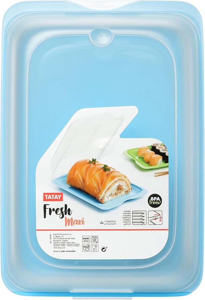 TATAY Cold Meat Containers for Fridge | Set of 3 Maxi | Fridge Storage | - Image 4