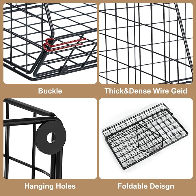 Jautokerdar 3 Tier Closet Hanging Shelves - Image 7