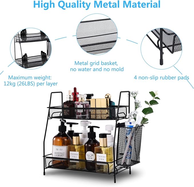 LEMIKKLE Countertop Organizer for Bathroom Counter, The Organizer for Bedroom - Image 9