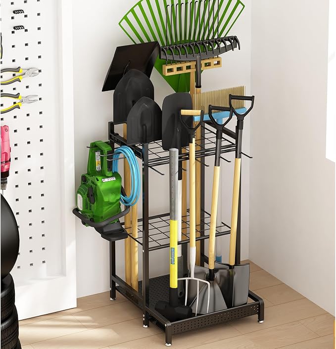 Garden Tool Organizer for Garage, Utility Storage Racks - Image 7
