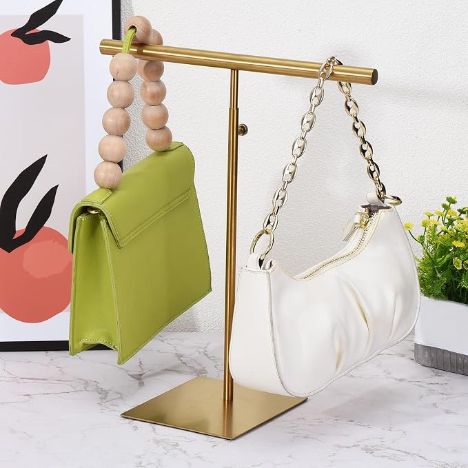 uxcell Necklace Display Stand Adjustable Height Jewelry Rack T Bar Tabletop - Image 6