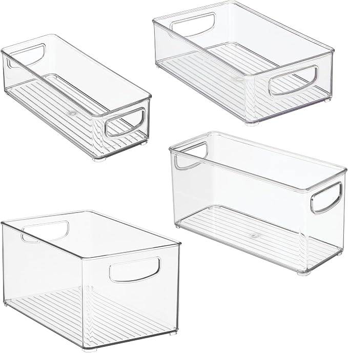 iDesign Stackable Storage Bins for Kitchen or Pantry, 4 Different Sizes - Image 9