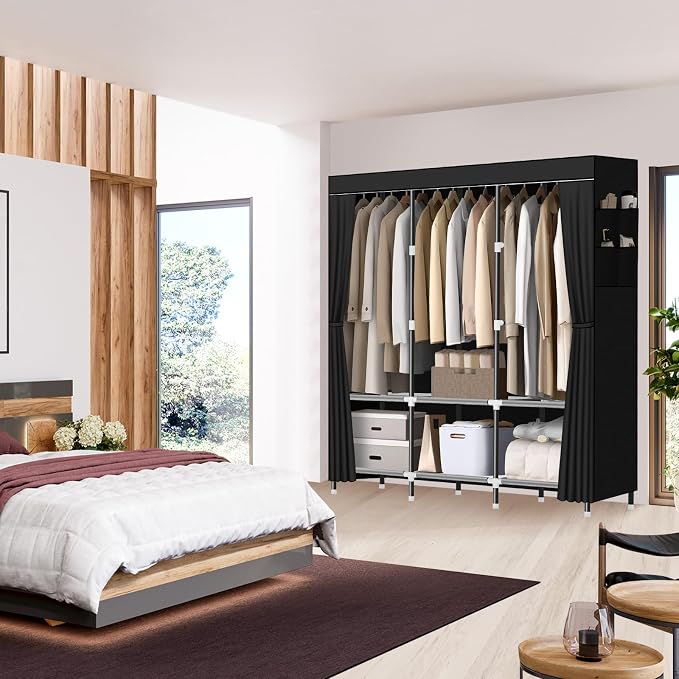 LOKEME Wardrobe Closet, Portable Closet - Image 8