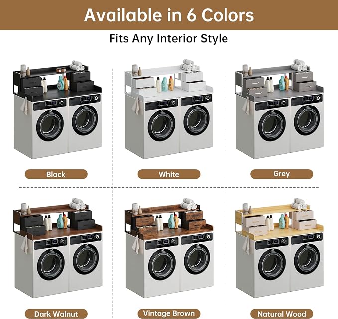 4 Drawers Washer Dryer Countertop - Image 8