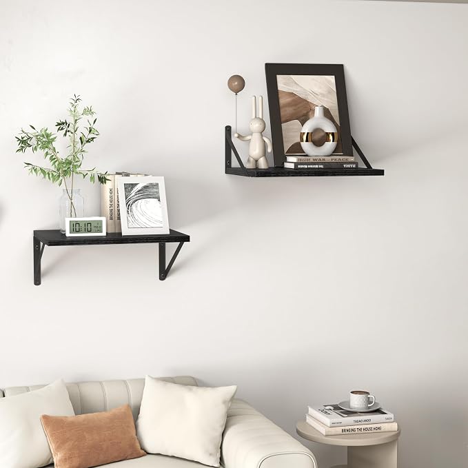 Heimlove Black Deep Floating Shelves - Image 7