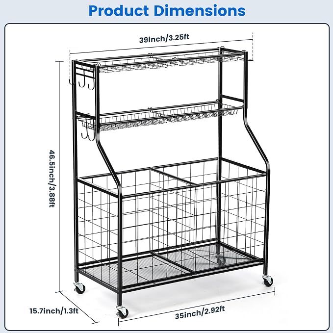 Kinghouse Sport Equipment Organizer - Image 7