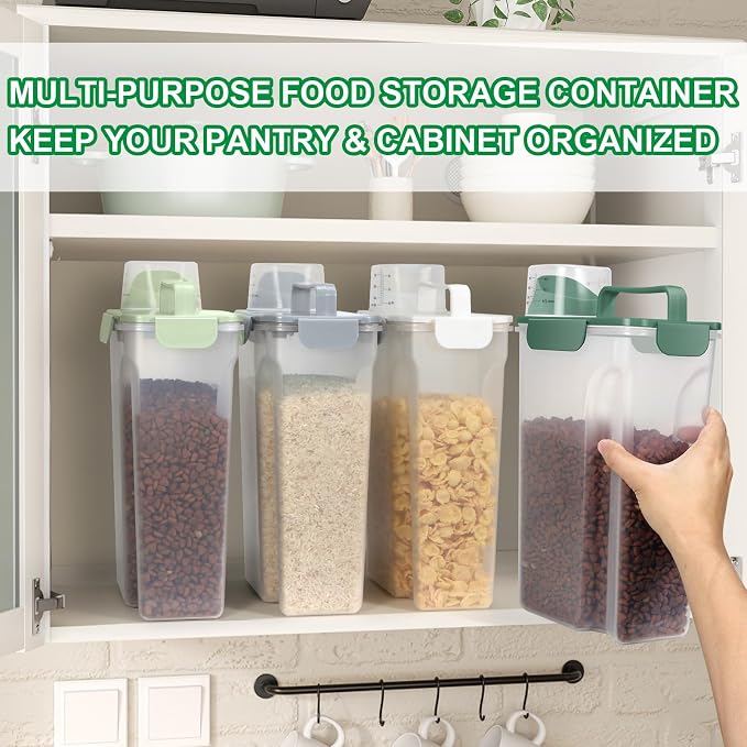 TBMax Airtight Rice Container 10 Lbs, Cereal Dispenser, Pet Cat Dog Food - Image 7