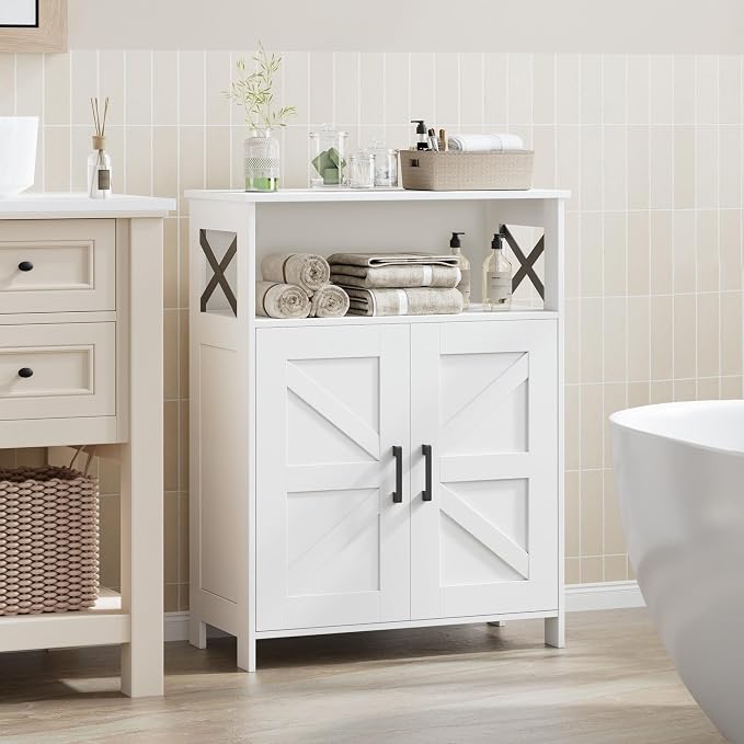 Homhedy Farmhouse Bathroom Storage Cabinet - Image 9