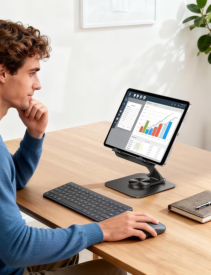 Lamicall Adjustable iPad Stand for Desk - Image 8
