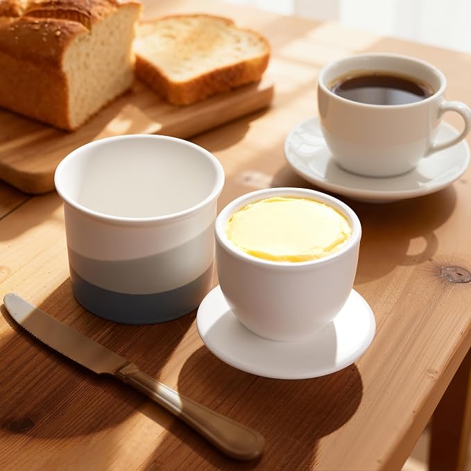 Sweese Light Blue French Butter Crock - Image 8