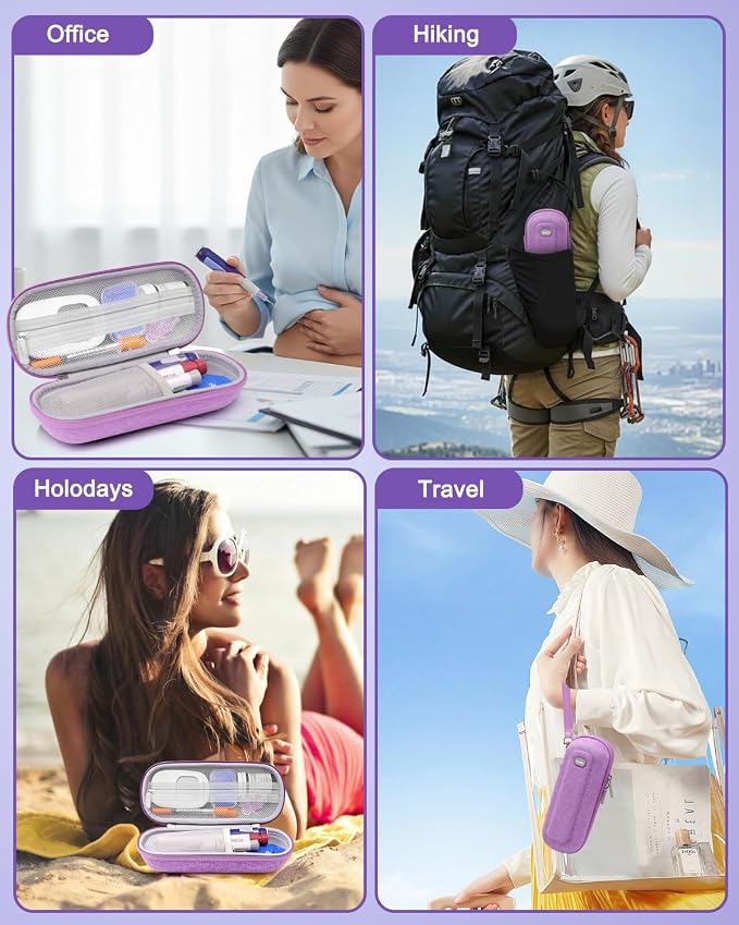 Krypthos Insulin Cooler Travel Case, Diabetes Travel Bag - Image 8