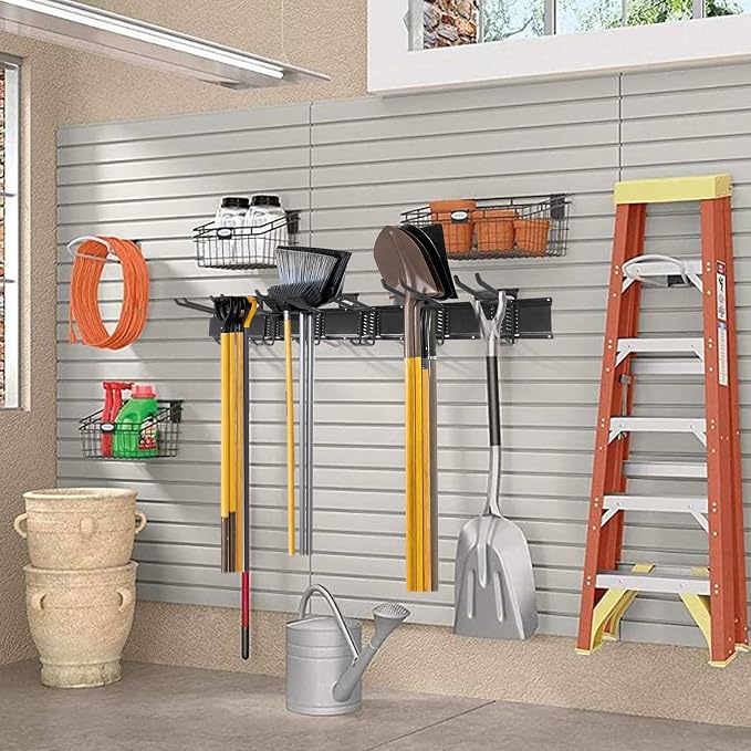 Garage Storage Rack Hooks, 48 Inch Heavy Duty Wall Mount Garage Organization - Image 6