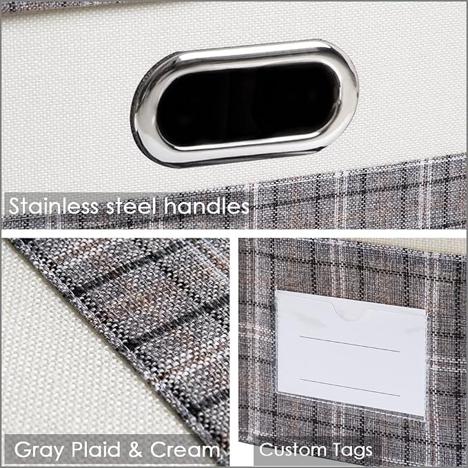 PRANDOM Large Collapsible Storage Bins - Image 5