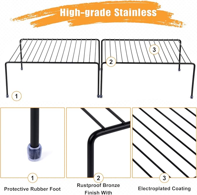 Medium Cabinet Storage Shelf Rack, Kitchen Shelves,Kitchen Counter and Cabinet - Image 5