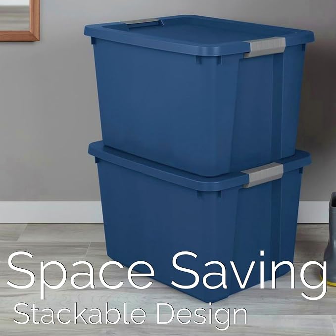 Large Storage Bin, 80 Quart, Plastic Tote - Image 5