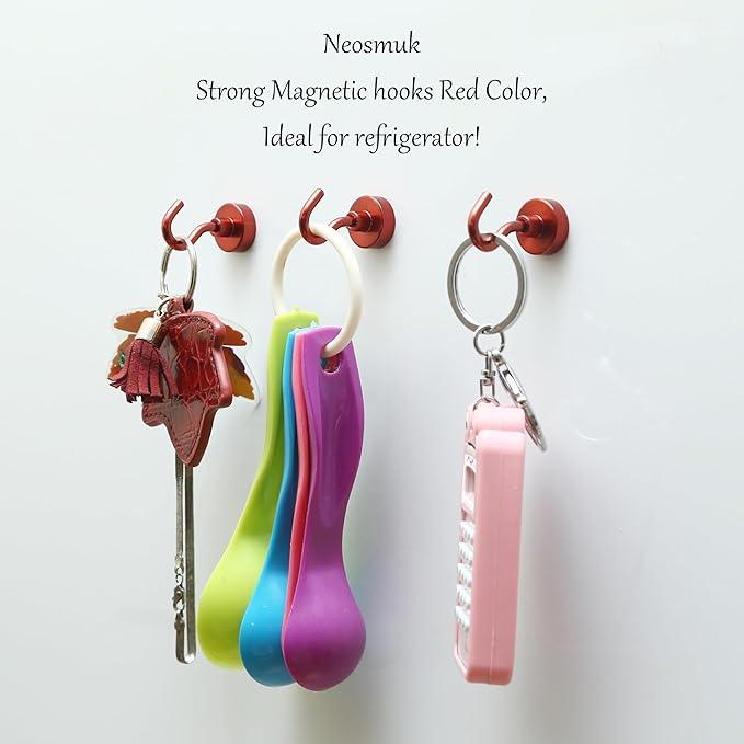 Neosmuk Magnetic Hooks, Heavy Duty 30lb+ Strong Magnet Hook - Image 7
