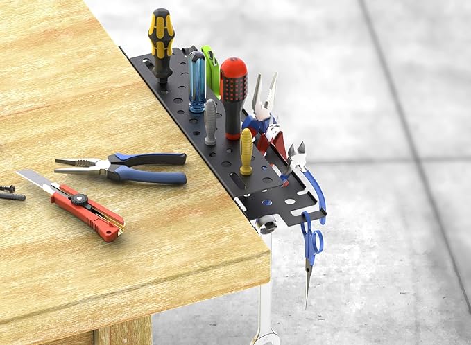 WallMount Tool Storage Rack, Plier organizer, Equipped Suspension Holes - Image 4