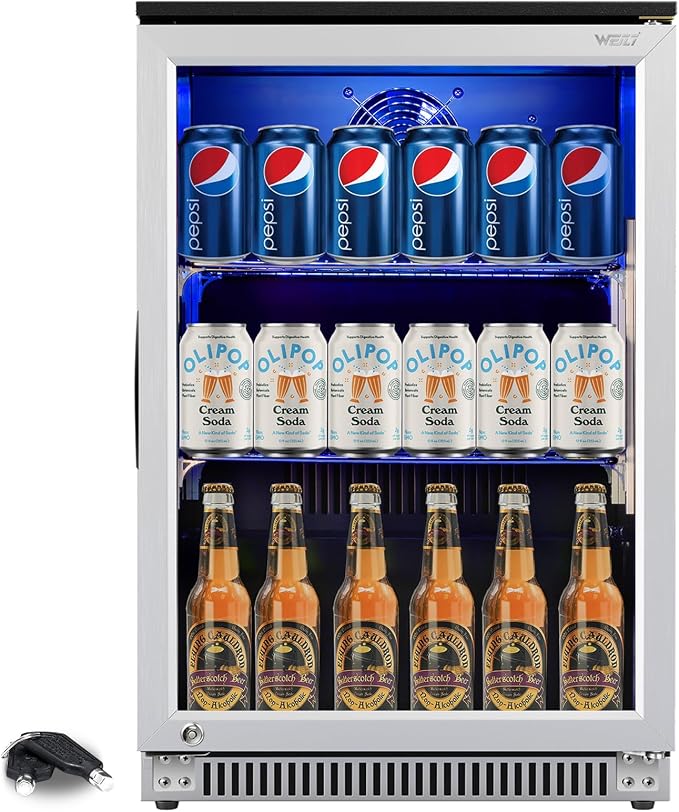 Weili 20 Inch Built in Beverage Refrigerator - Image 8