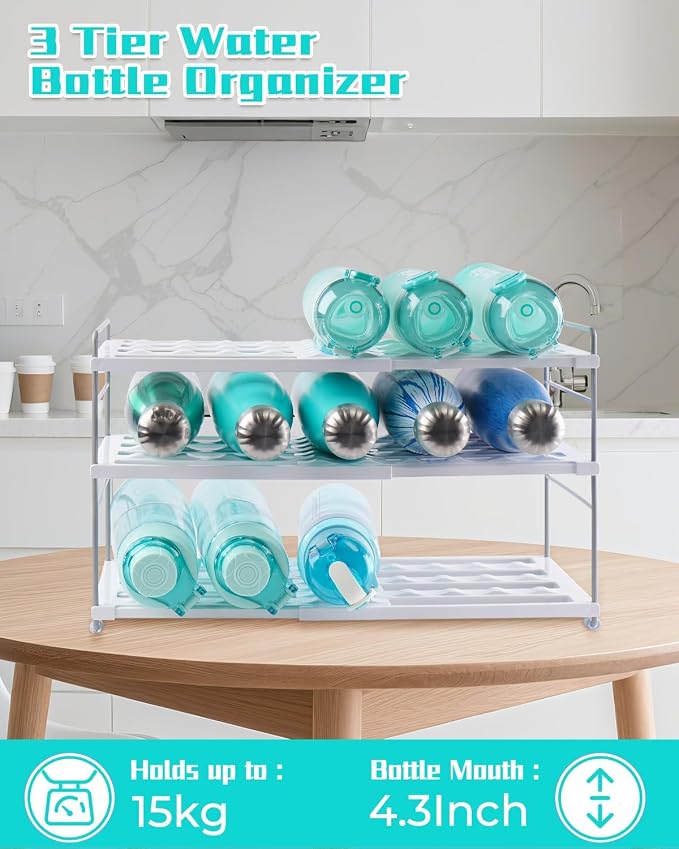 Cirhy Adjustable Water Bottle Organizer Holder - Image 8