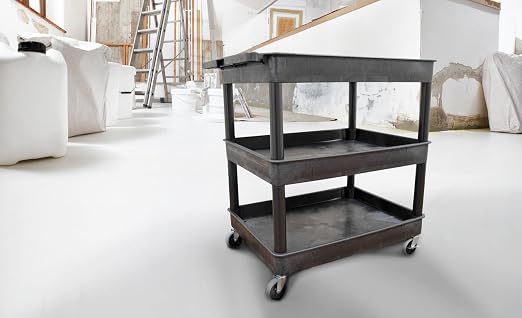 Classroom Basics TC111-B Extra Large Three-Shelf Rolling Utility Cart, - Image 6