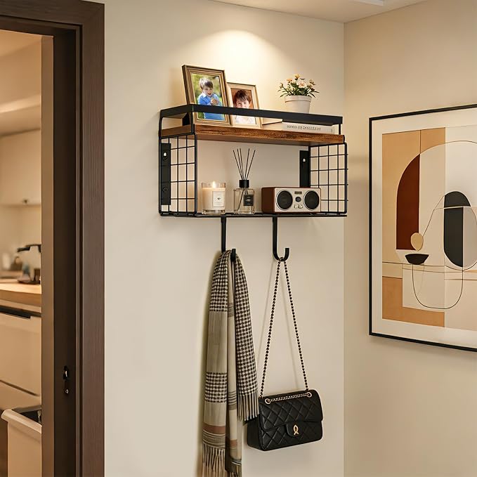 2 Tier Ironing Board Hanger Wall Mount, Laundry Room Ironing Board Holder | - Image 5